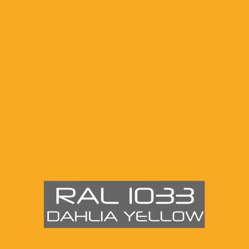 RAL 1033 Dahlia Yellow tinned Paint Buzzweld Coatings