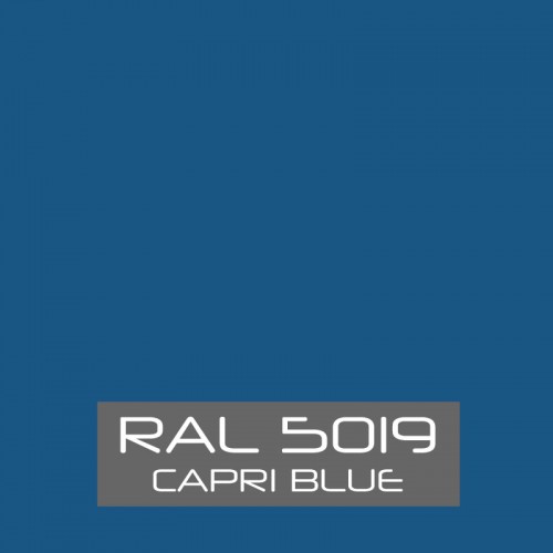 RAL5019 Capri Blue Color Plate Sample